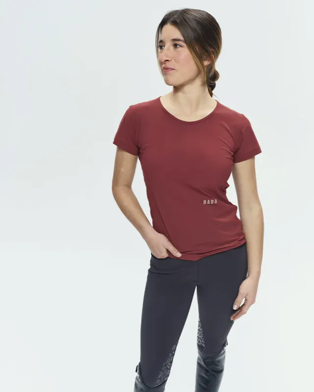 T-Shirt Betty Dada Sport terre de sienne