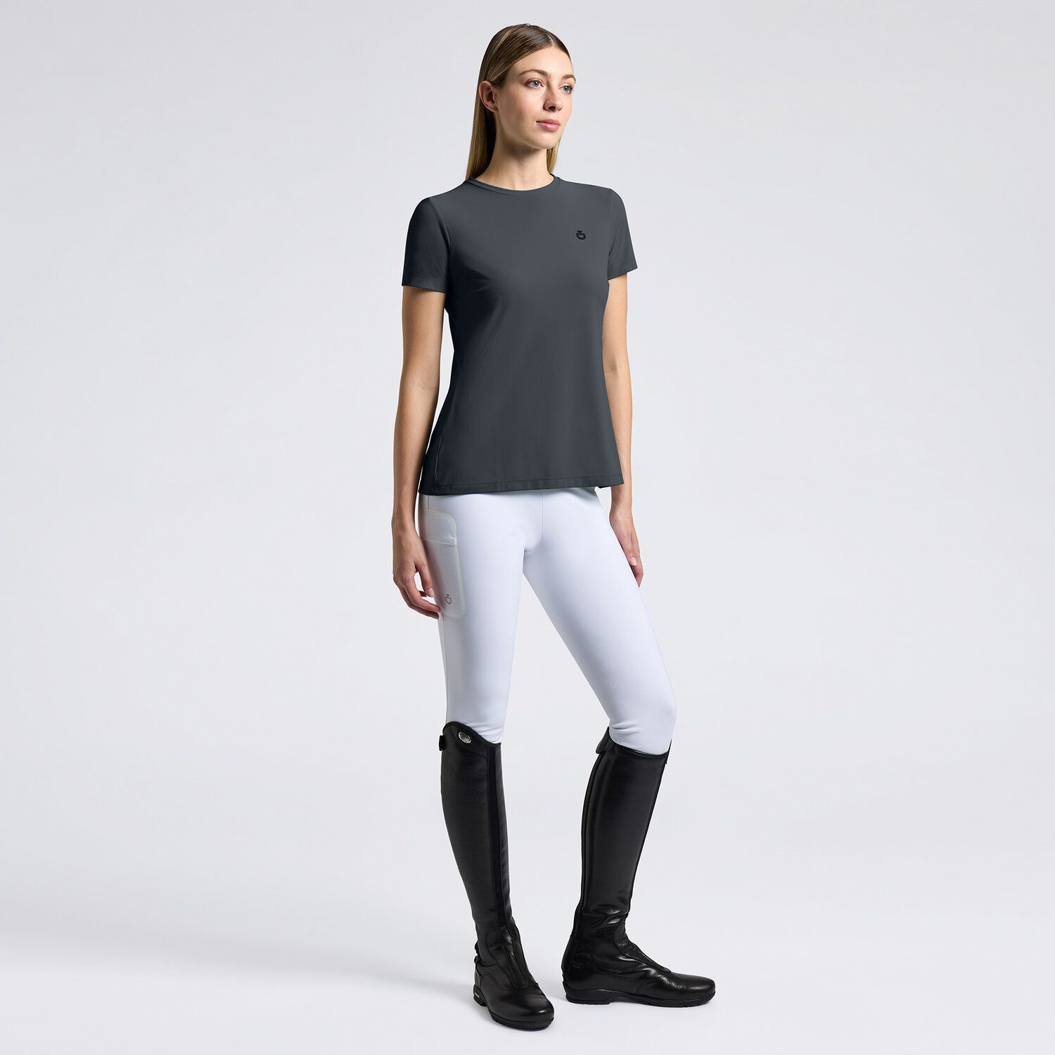 Cavalleria Toscana women's technical training t-shirt TSD088 8B00