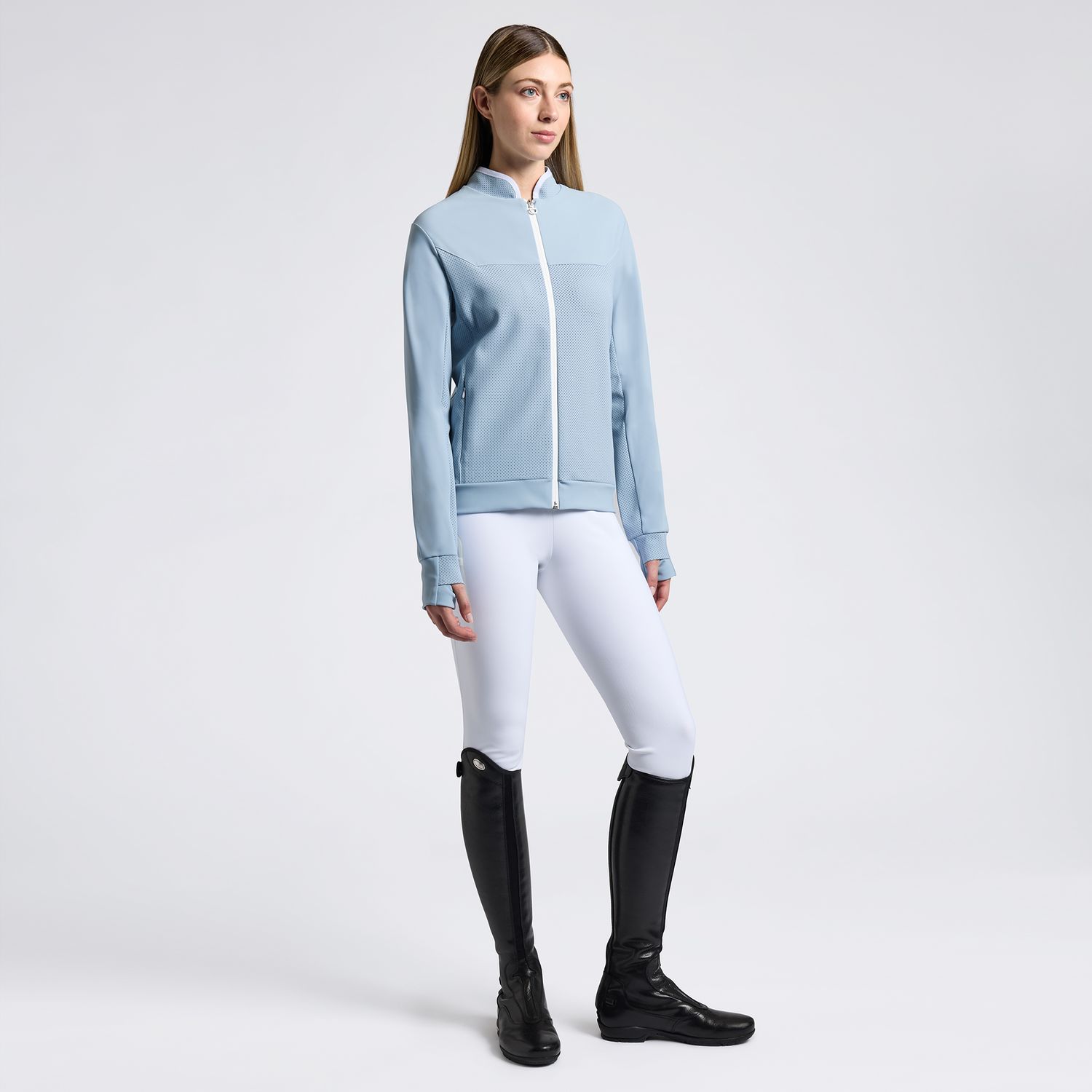 Sweatshirt technique SS25 Cavalleria Toscana MAD148 7O00