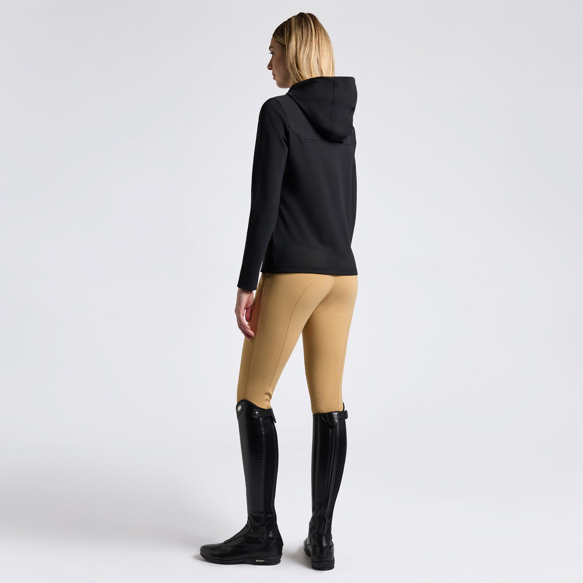 Cavalleria Toscana Women's Technical Crew Neck Hoodie  SS25 MAD149 9999