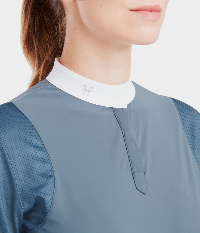 Chemise MC Aerolight 2024 Woman Horse Pilot Vintage Indigo