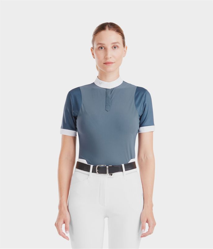 Chemise MC Aerolight 2024 Woman Horse Pilot Vintage Indigo