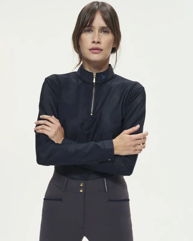 Polo Pablito Dada Sport Black Micro perforé Polo Pablito Dada Sport Black Micro perforé