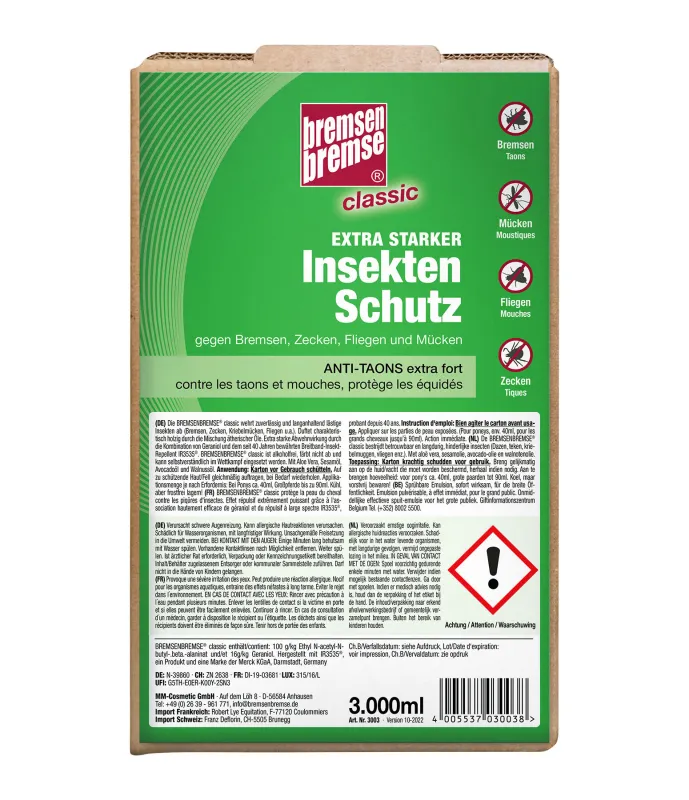 Fly repellent Bremsen Bremse Extra Starker 3L