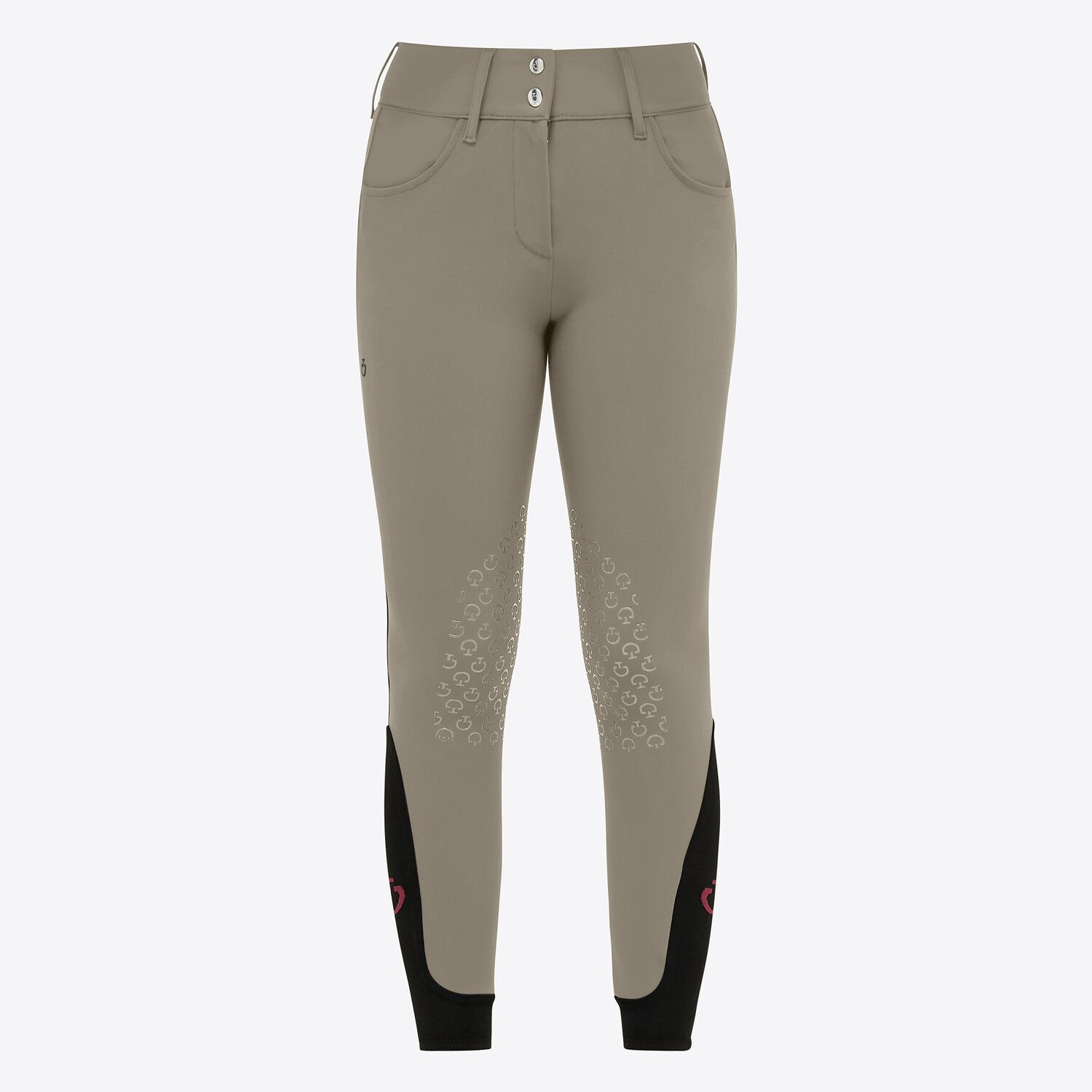 Pantalon taille haute Cavalleria Toscana PAD090 Foliagegreen