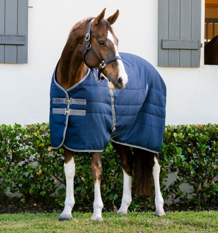 Rambo Rug 100g - Horseware Navy