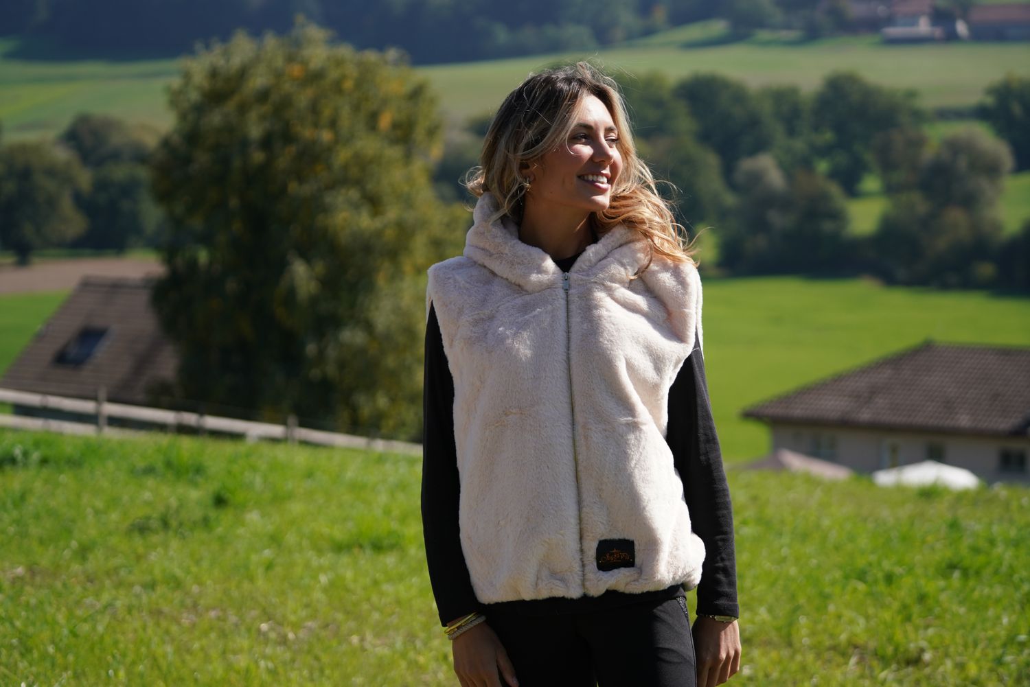 Gilet Fourrure Mila Ju & Pa Gilet Fourrure Mila Ju & Pa