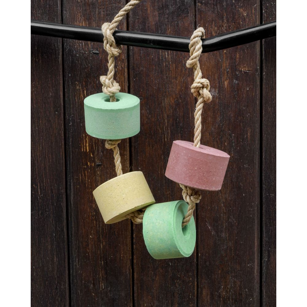 Corde pour pierre à lécher  Lolly-Lick Hippo Tonic