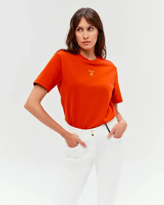 T-shirt Oasis Dada Sport orange T-shirt Oasis Dada Sport orange