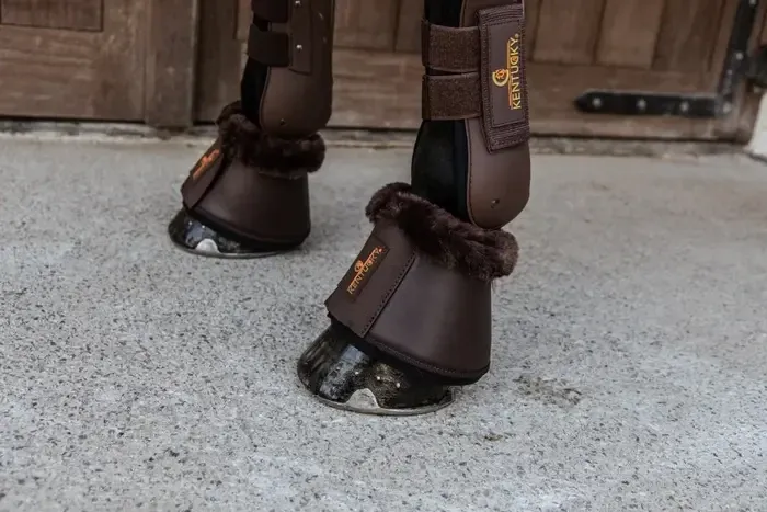 Cloches mouton en cuir Kentucky 88295 Brown/Brown