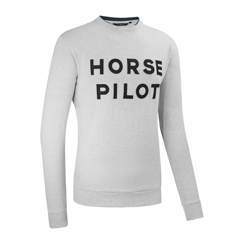 Team Sweat Homme Horse Pilot Grey Team Sweat Homme Horse Pilot Grey