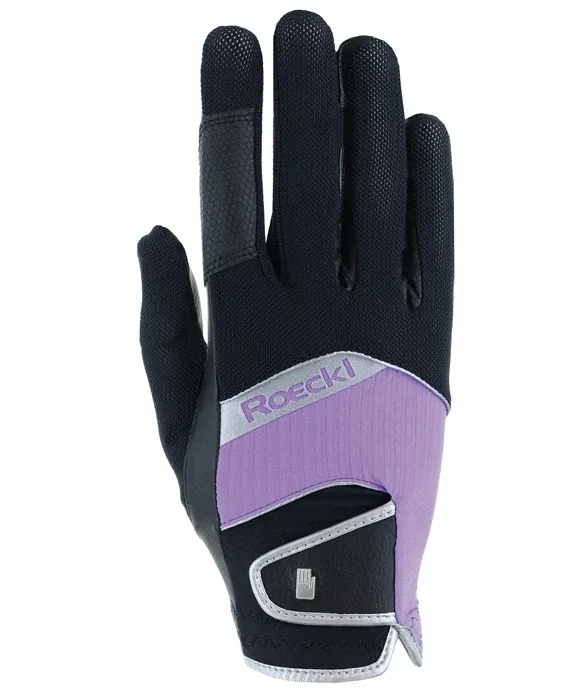 Gants Millero Roeckl Black/lilas