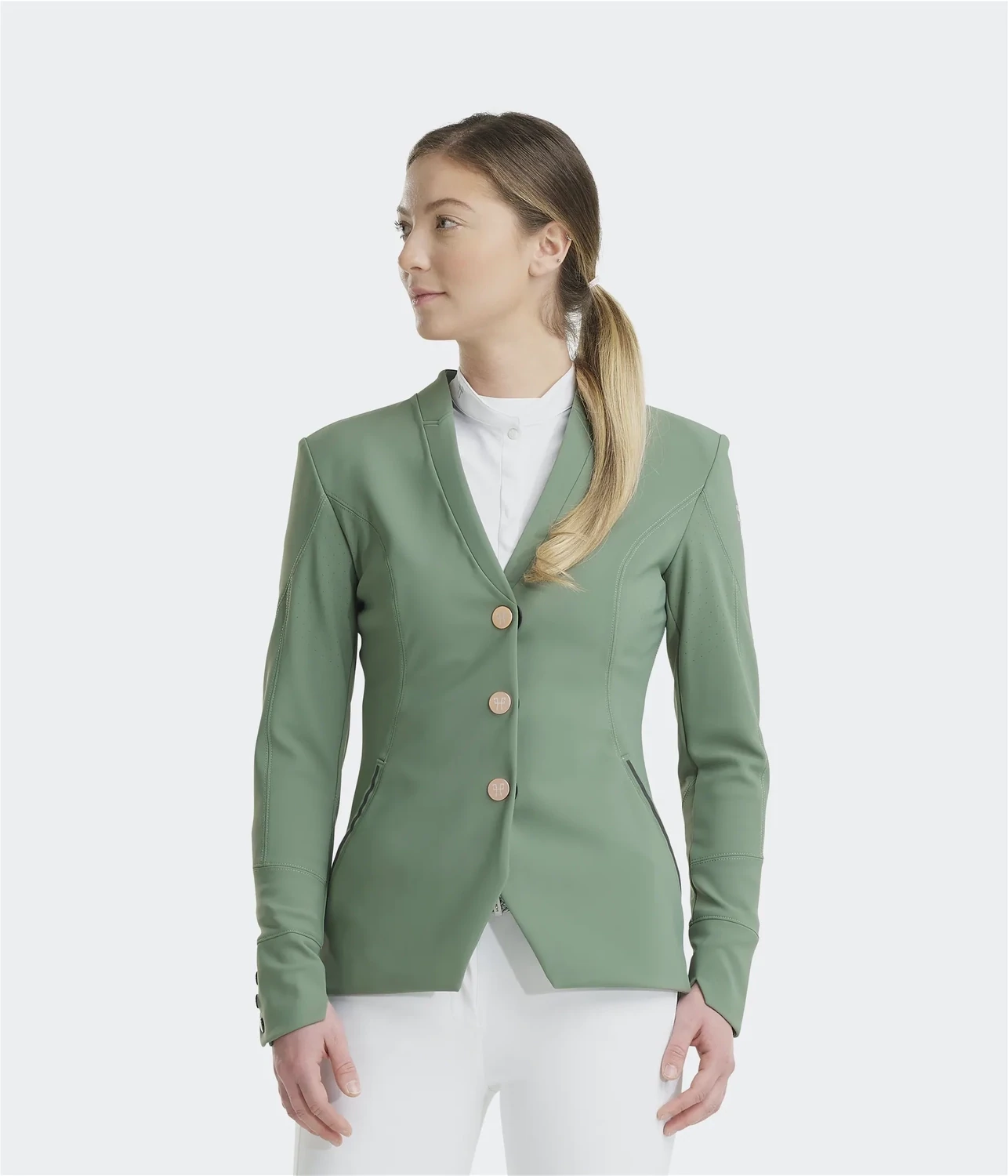 Veste de concours Aerotech Horse Pilot Femme Smooth green