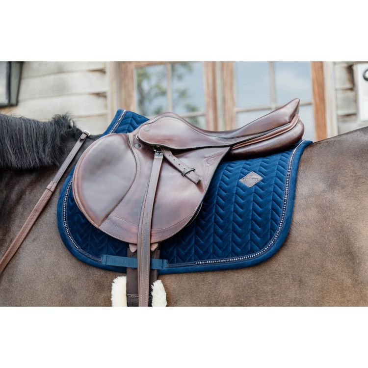 Saddle Pad Velvet Pearls Jumping Kentucky 42590 Saddle Pad Velvet Pearls Jumping Kentucky 42590