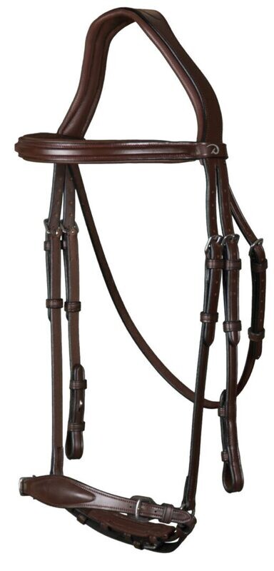 Dyon German Adjustable Snaffle Bridle NEAAAE
