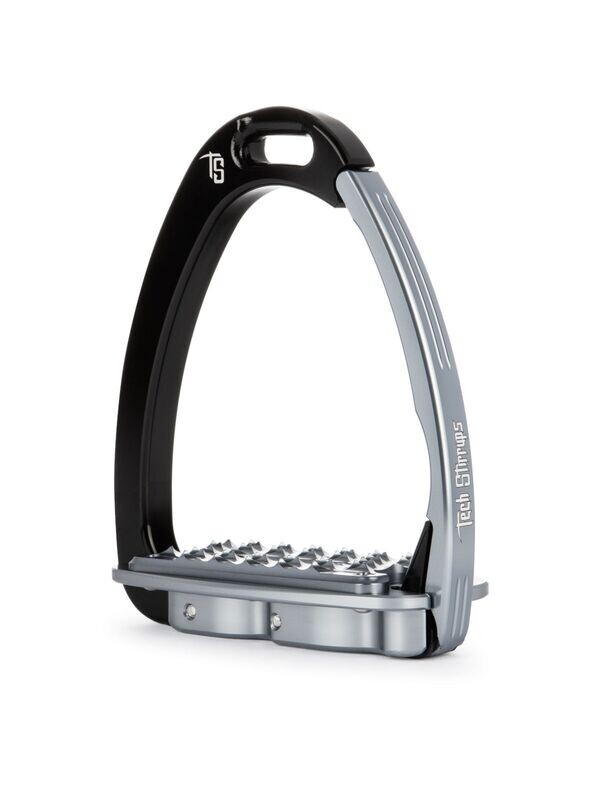 Venice Sloped Evo  Tech Stirrups Black/Titanium