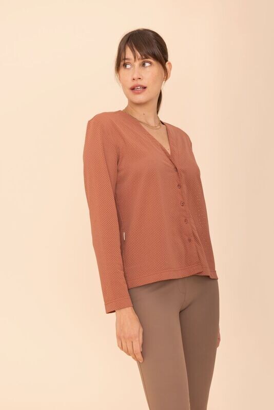 Arqana - Microperforated shirt Dada Sport Bois de cedre Arqana - Microperforated shirt Dada Sport Bois de cedre