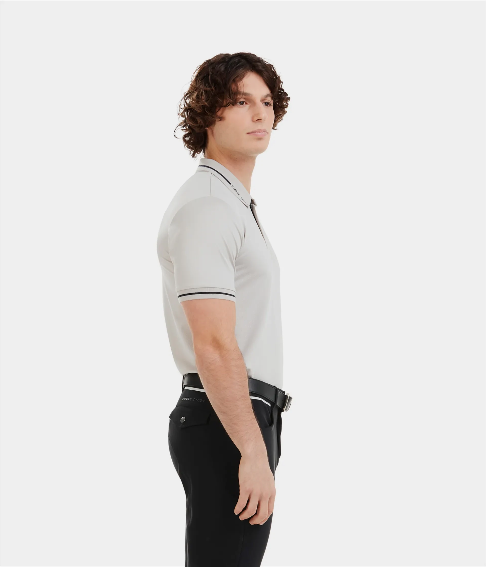 Polo Atlas Homme Horse Pilot Gris
