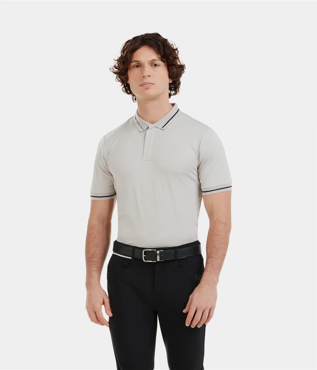 Polo Atlas Homme Horse Pilot Gris