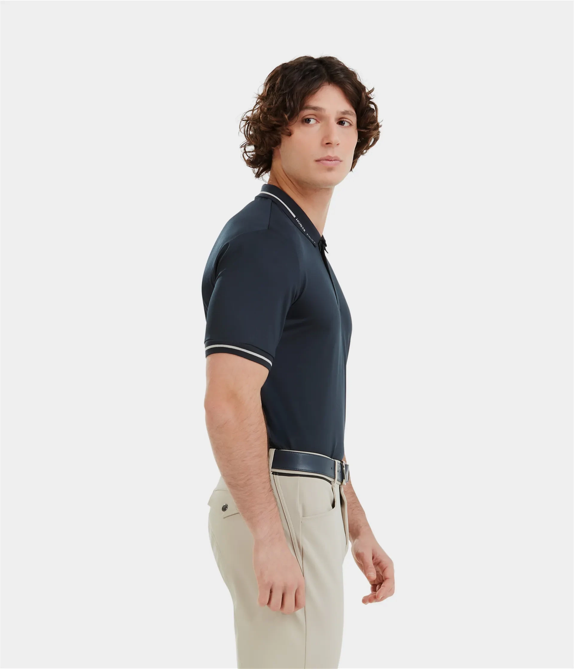 Polo Atlas Homme Horse Pilot Blue graphite