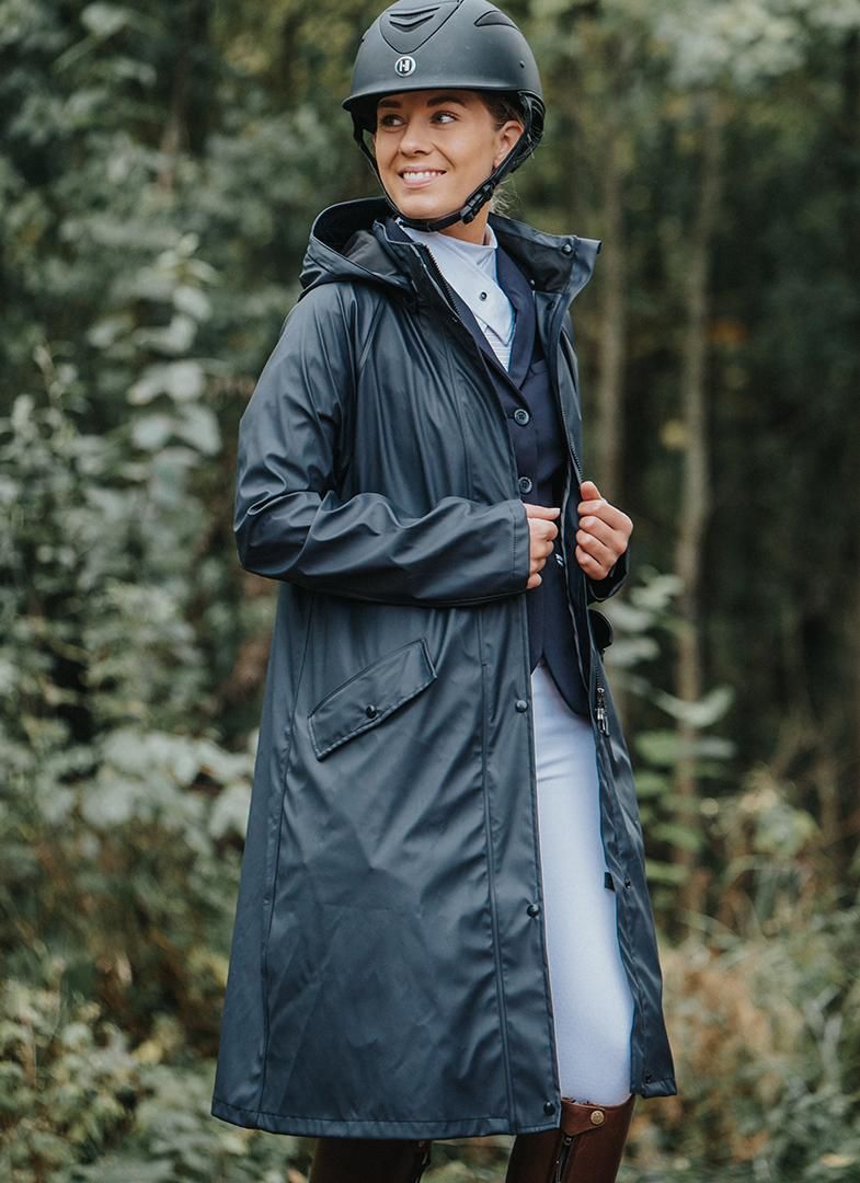 Mindy Rain Coat Mountain Horse Black