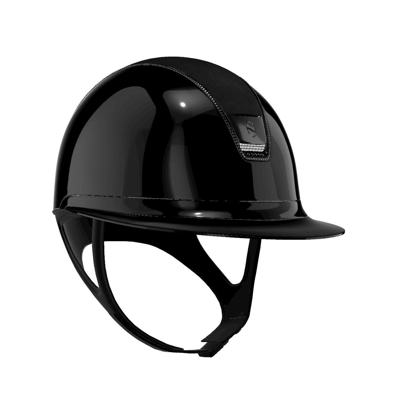 Casque Miss Glossy 2.0 Crytal Fabric jet black Samshield
