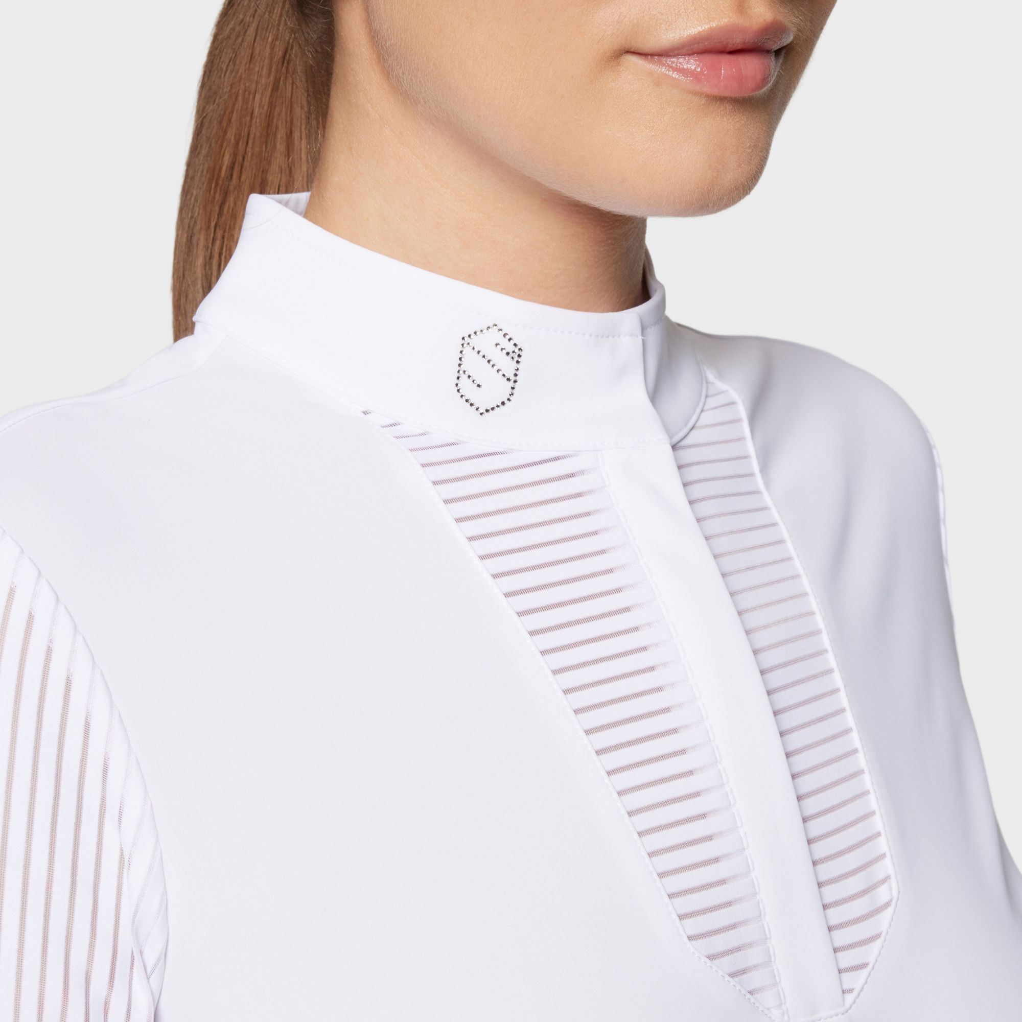 Polo ML Faustine Samshield blanc