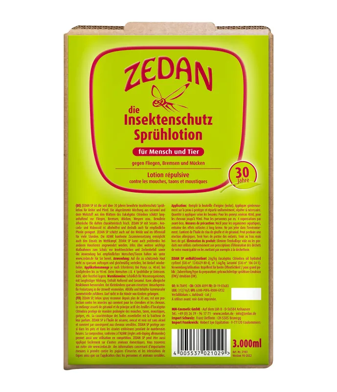 Anti mouches Zedan Recharge 3L