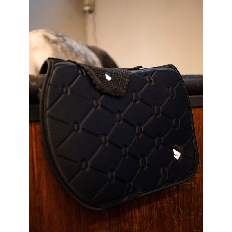 The Spineshield Embroidery Samshield saddle pad