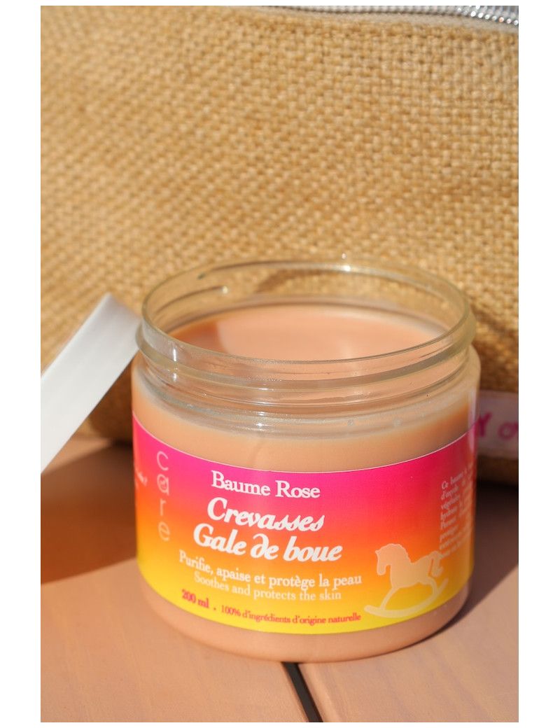 Baume rose Crevasse et Gale de boue Happy Crackers