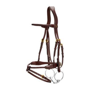 Dyon DYARAYB braided combined noseband bridle