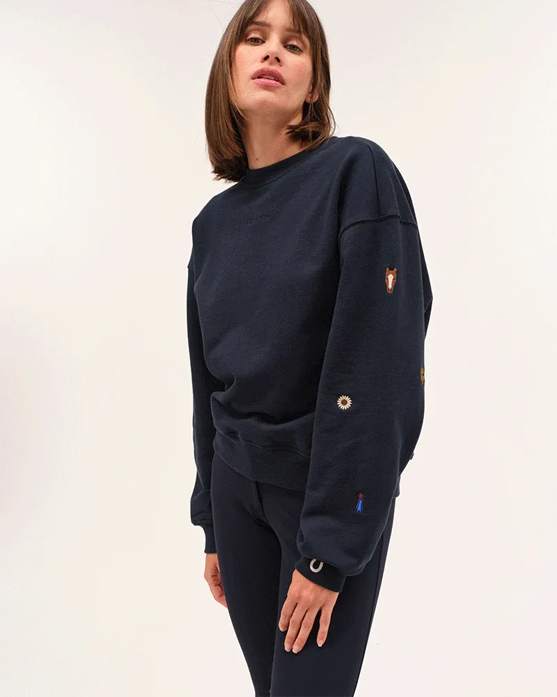 Sweat coton Birman Dada Sport navy