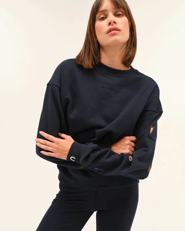 Sweat coton Birman Dada Sport navy