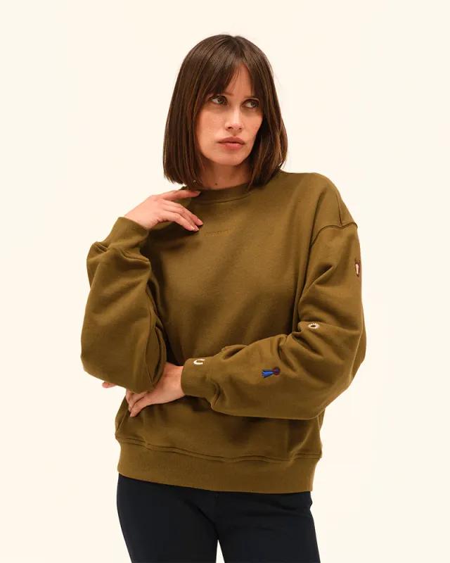 Sweat coton Birman Dada Sport mordoré