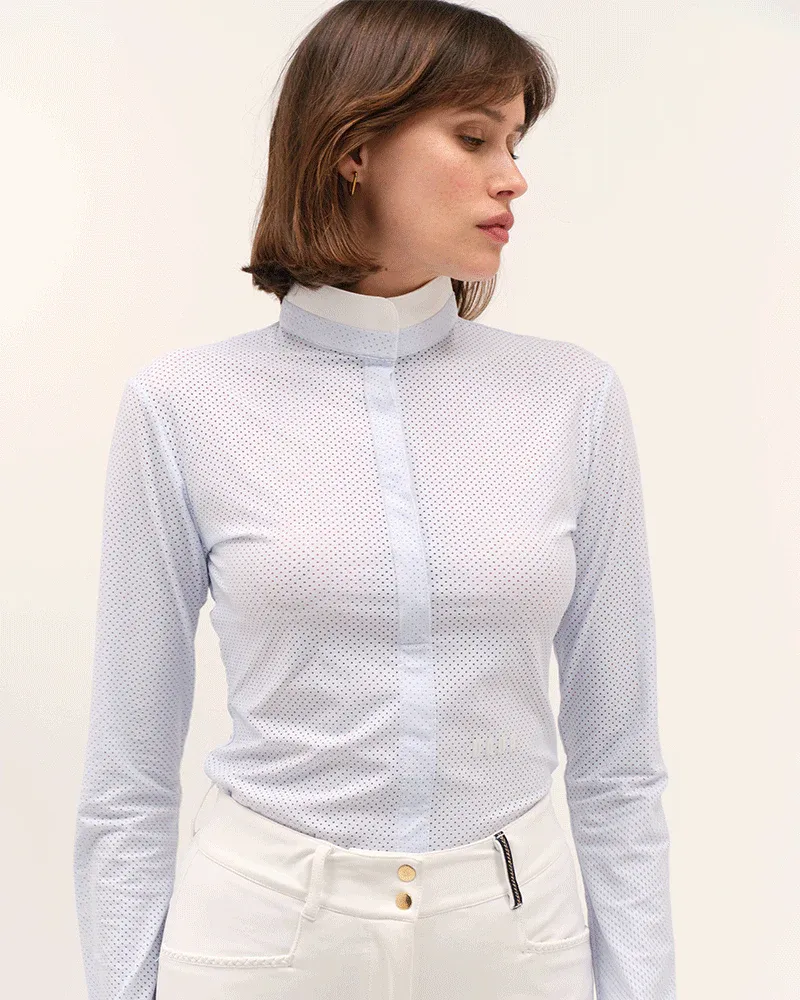 Helios ML - Riding competition shirt Dada Sport céleste