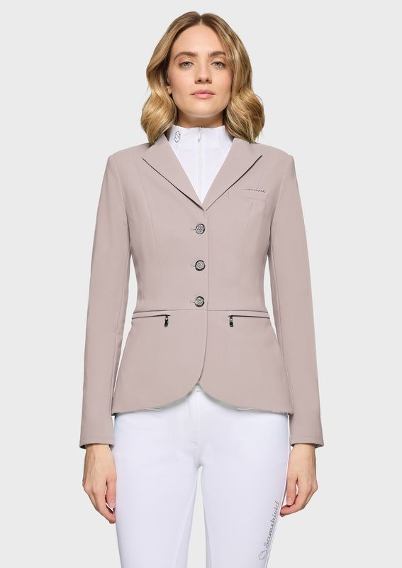 Veste Victorine Crystal Fabric SS26 Samshield Latte