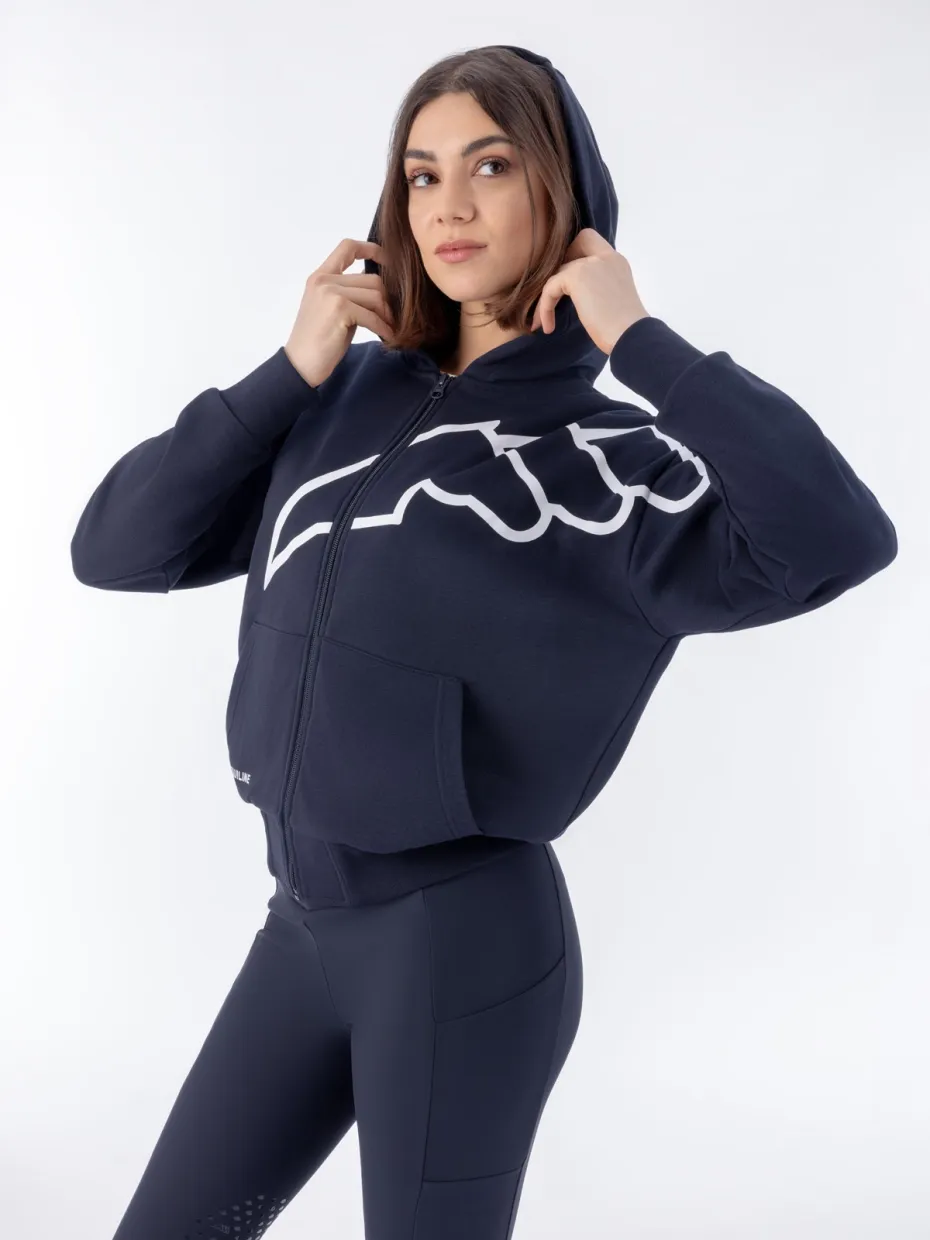 Hoodie Zip Woman EQCORGIA Equiline