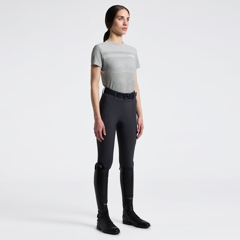 T-shirt ajouré SS26 Cavalleria Toscana TSD091 5T00