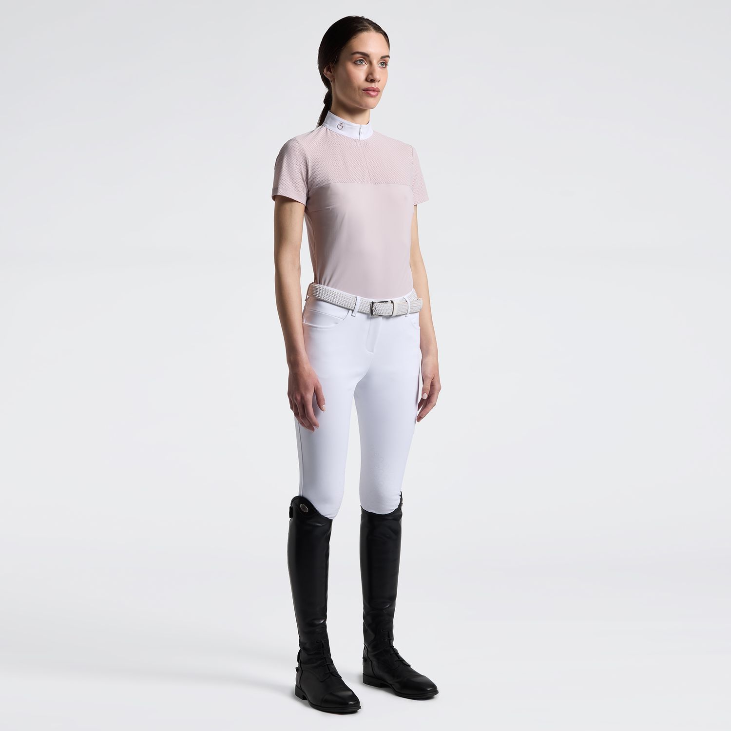 Cavalleria Toscana CAD276 2M00 competition polo shirt SS26