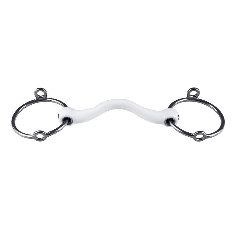 Trust E27113 Medium Straight Snaffle Bit with Tongue Opening