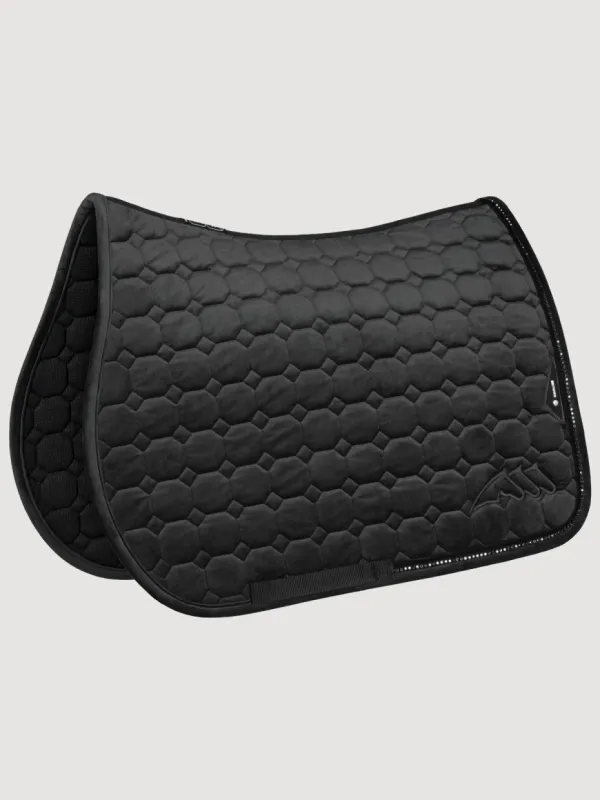 Carpet Velvet Strass Jumping EQENTI Equiline EW026PB11363 black