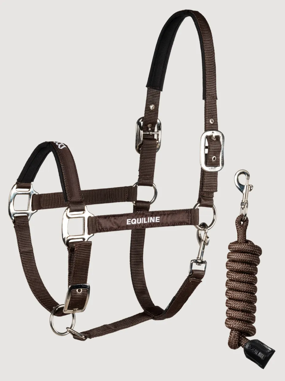 EQTRAS Equiline Halter and Lead Rope Set EW026PE00138 EQTRAS Equiline Halter and Lead Rope Set EW026PE00138