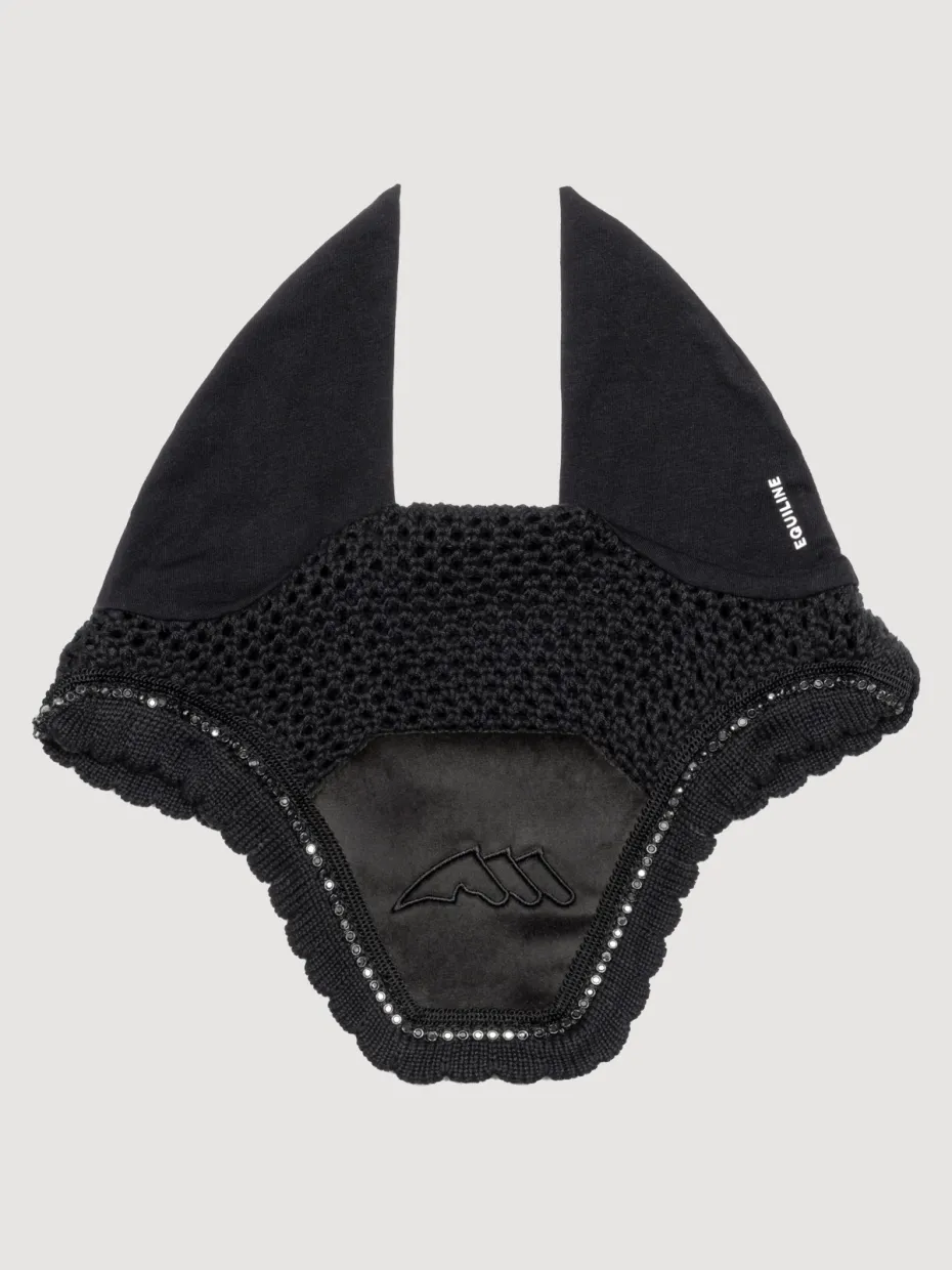 Bonnet Strass EQENTI Equiline EW026PE11284 black Bonnet Strass EQENTI Equiline EW026PE11284 black