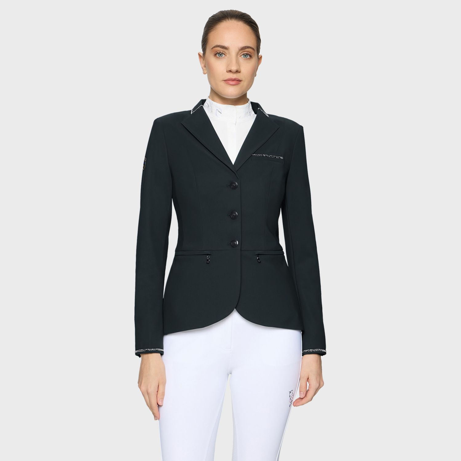Veste de concours Victorine Crystal Fabric FW26 Samshield Moonless Veste de concours Victorine Crystal Fabric FW26 Samshield Moonless