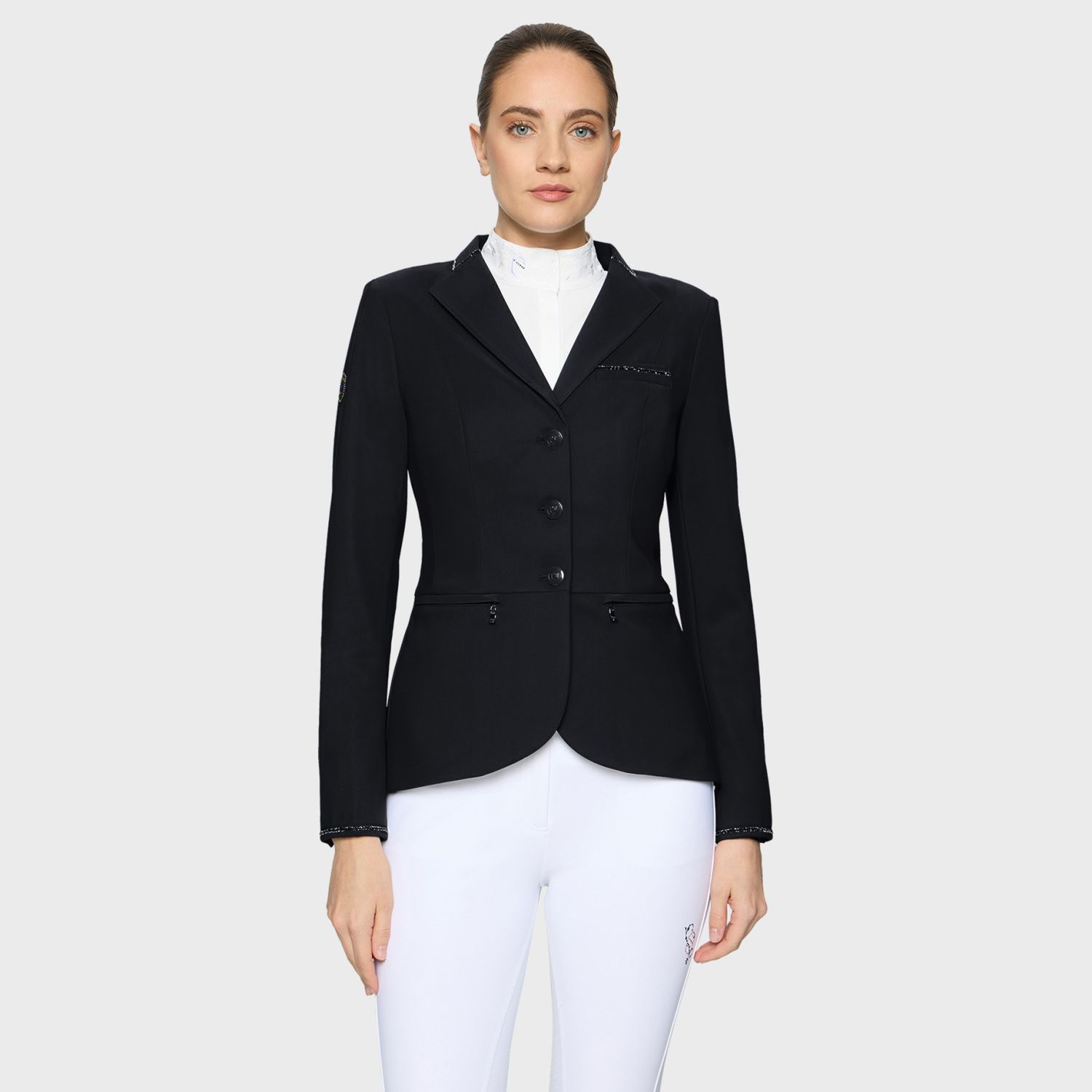 Veste de concours Victorine Crystal Fabric FW26 Samshield black Veste de concours Victorine Crystal Fabric FW26 Samshield black