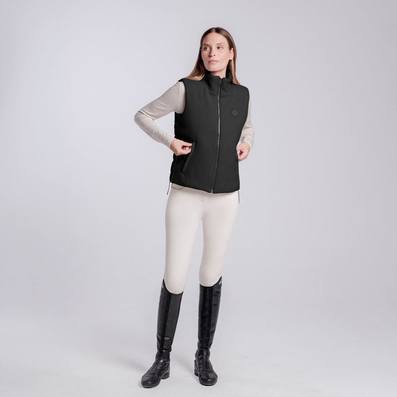 Gilet zippé en polaire pour femme Cavalleria Toscana FW26 GLD321 Gilet zippé en polaire pour femme Cavalleria Toscana FW26 GLD321