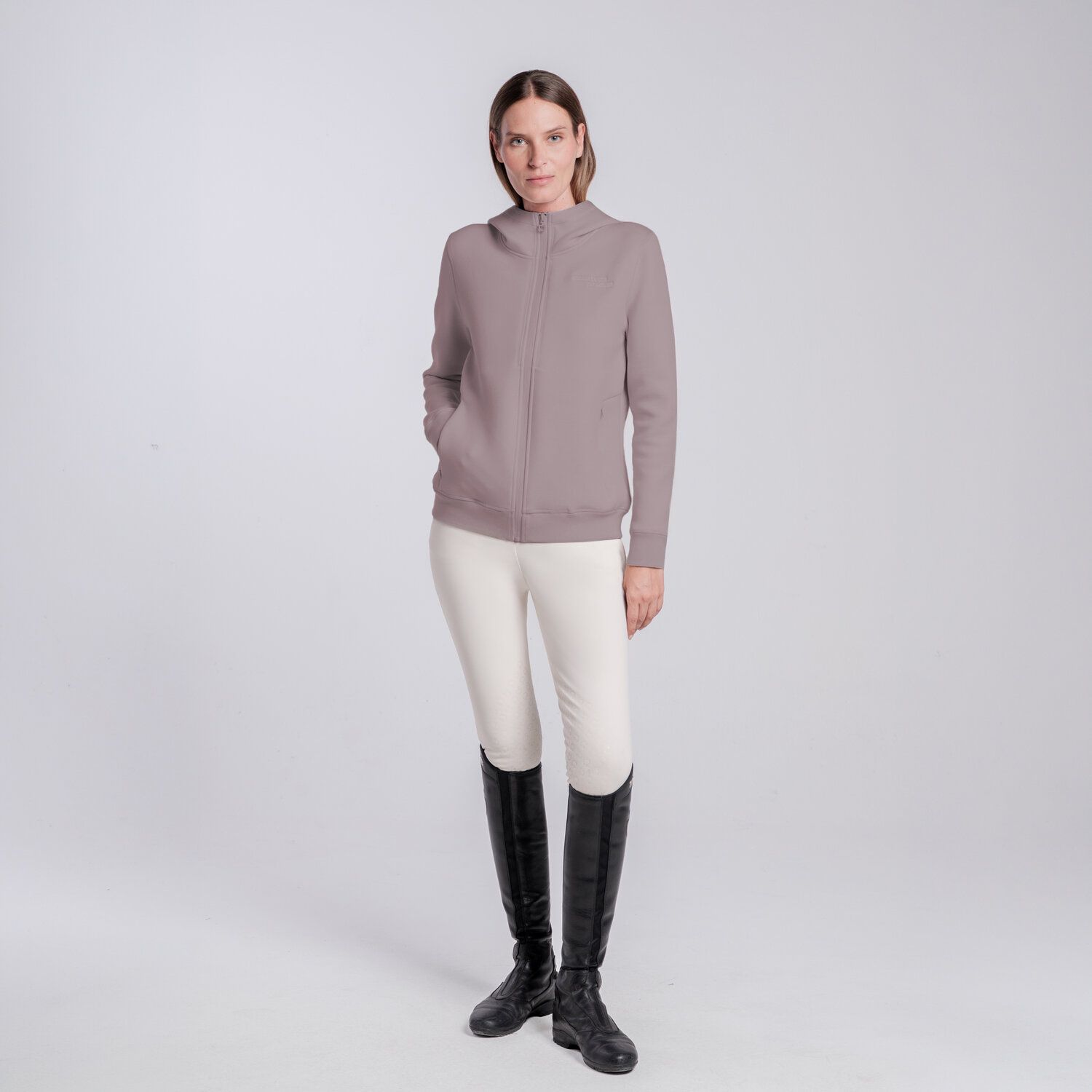 Cavalleria Toscana FW26 Women’s technical hoodie FEd138 Cavalleria Toscana FW26 Women’s technical hoodie FEd138