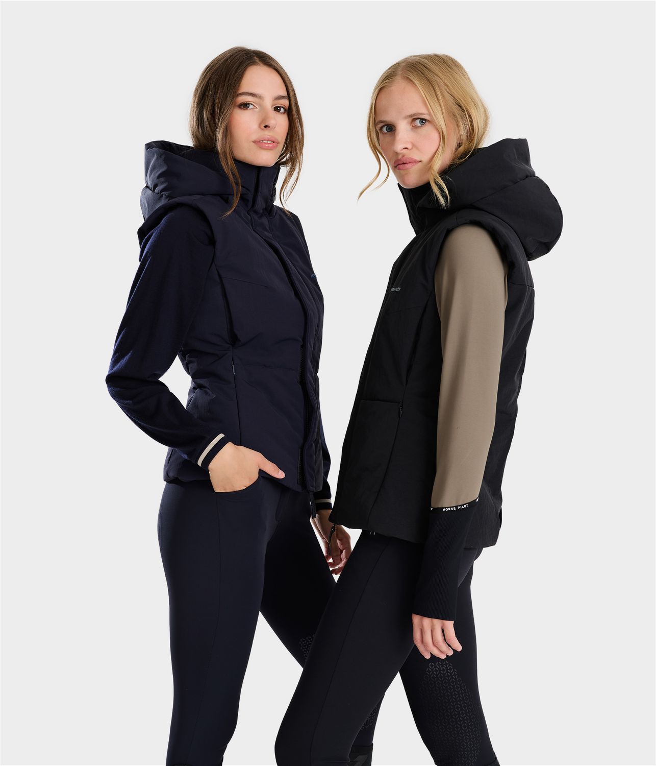 Horse Pilot Frost sleeveless down jacket