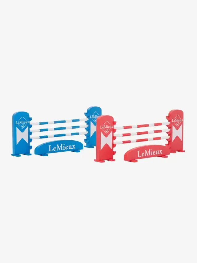 Lemieux Toy Pony Jump Set Benetton/Chilli/White