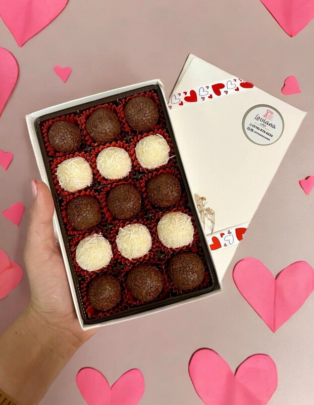 Brigadeiro Box  12 units (Brazilian Chocolate Truffles)
